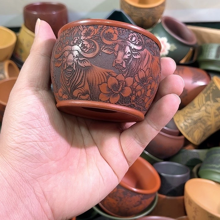 茶杯紫砂全手工紫砂主人杯