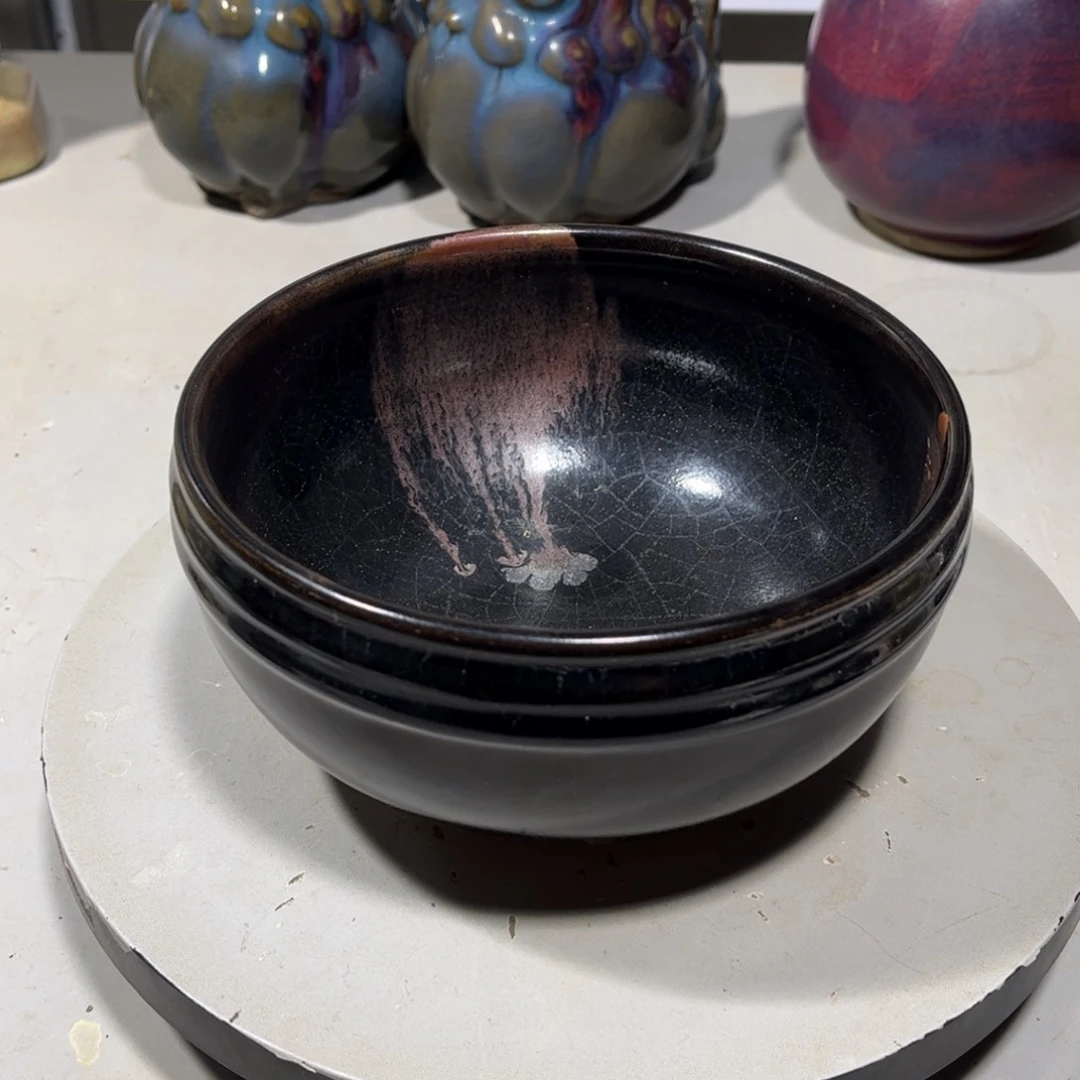 瓶钧窑瓷器品相完美