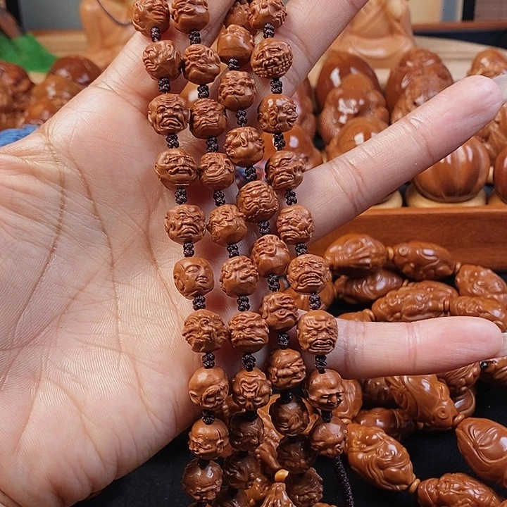 橄榄核手串108罗汉