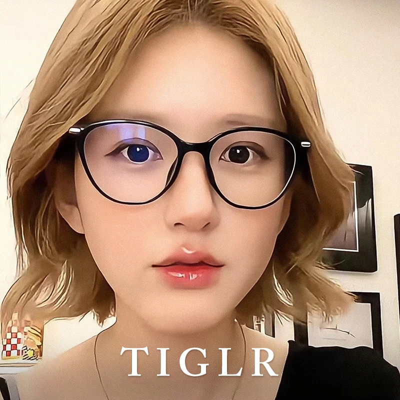 帝格勒赵露思同款猫眼眼镜女近视可配度数素颜显瘦防蓝光眼睛框架