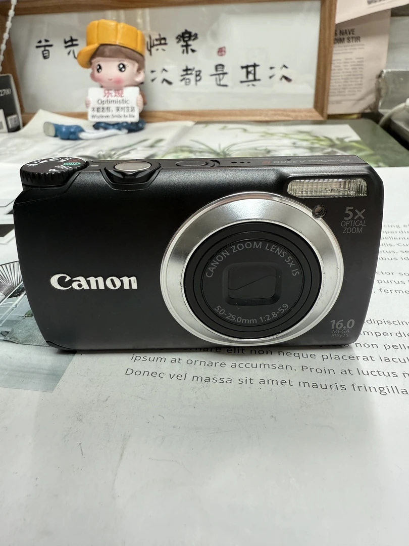 99新 Canon/佳能 A3350黑色数码相机1600万像素5倍光学变焦ccd