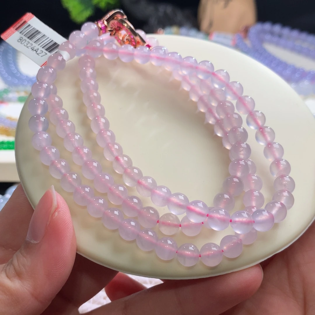 手链翡翠未镶嵌高冰项链卡6➕