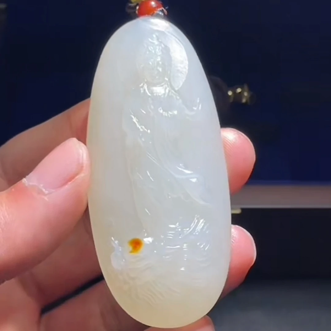 和田玉玉石挂件  d1106 拍一发一