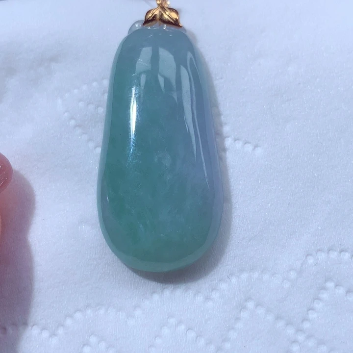 定制翡翠18K金镶嵌翡翠