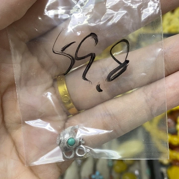蜜蜡银S925镶嵌裸石多样性发货