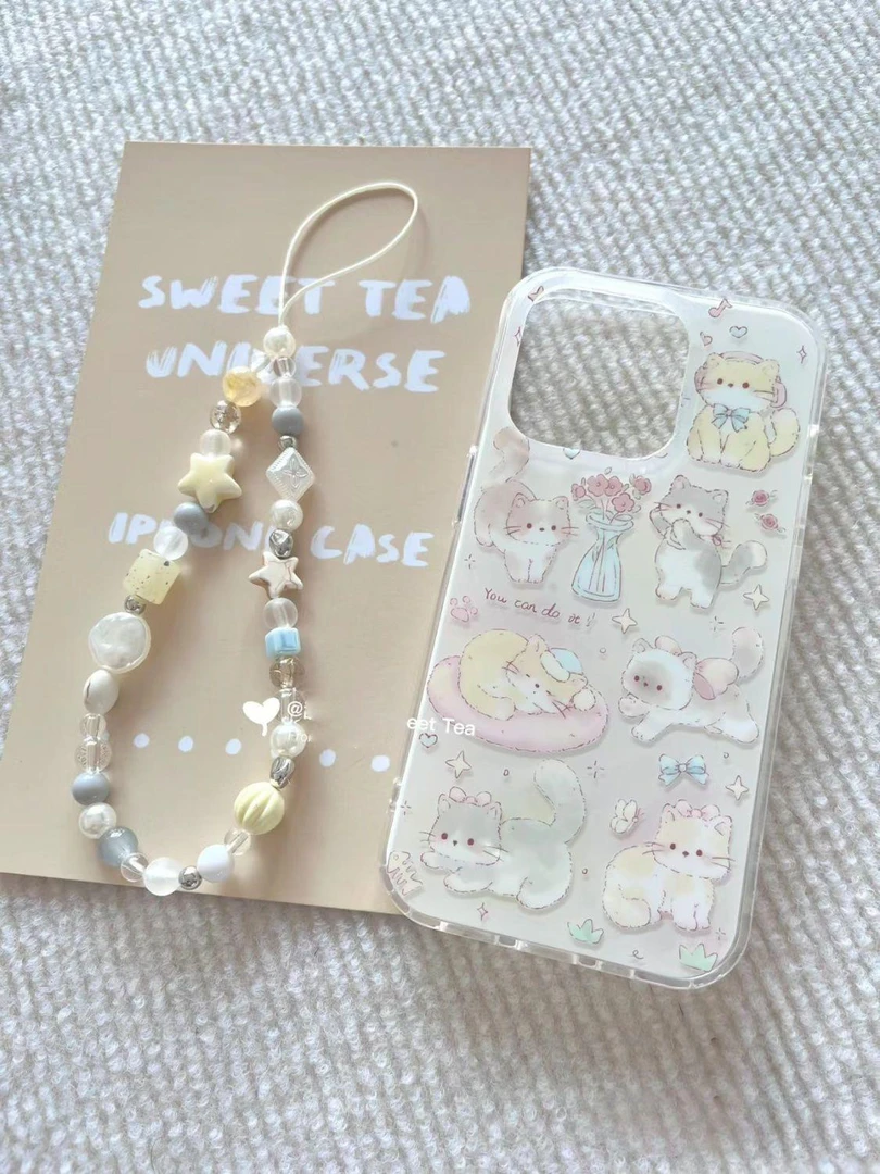 IMD可爱猫咪适用iphone16苹果15果冻手机壳小米OPPO华为VIVO荣耀