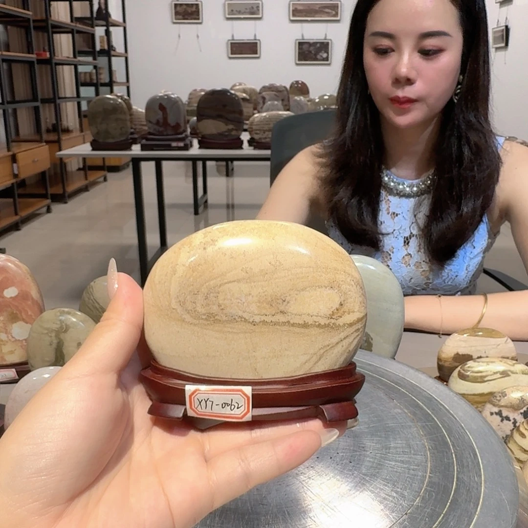 长江画面石小摆件