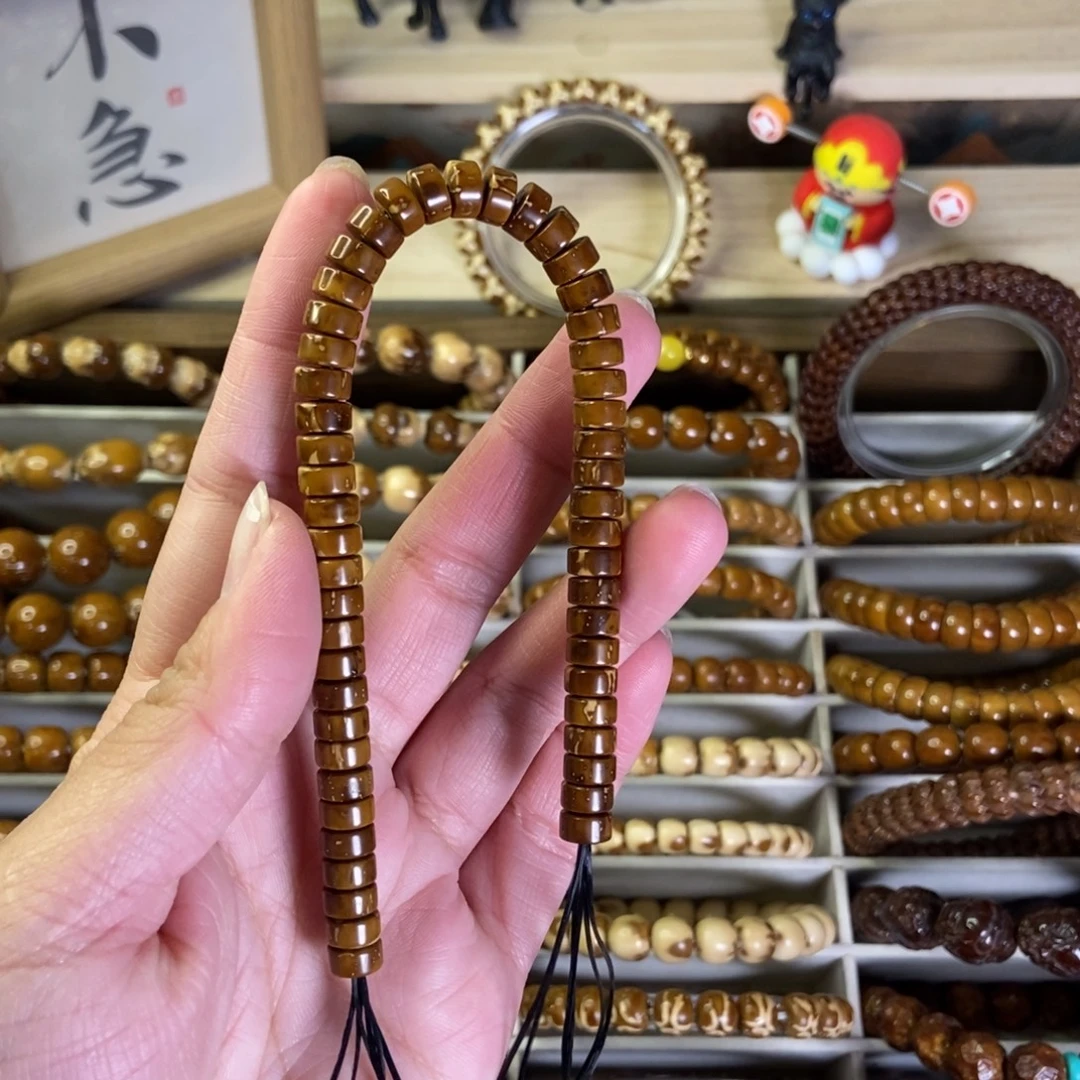 泪***沐手串紫金鼠火焰纹药片