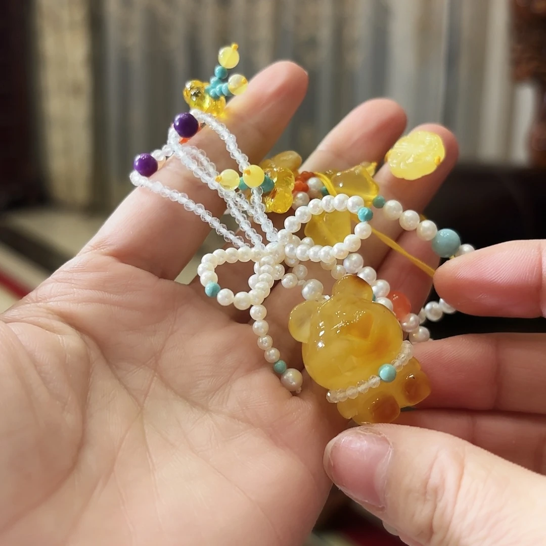 琥珀戒指未镶嵌琥珀