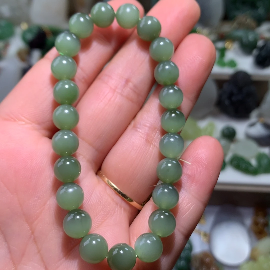 未镶嵌手串和田玉细**流