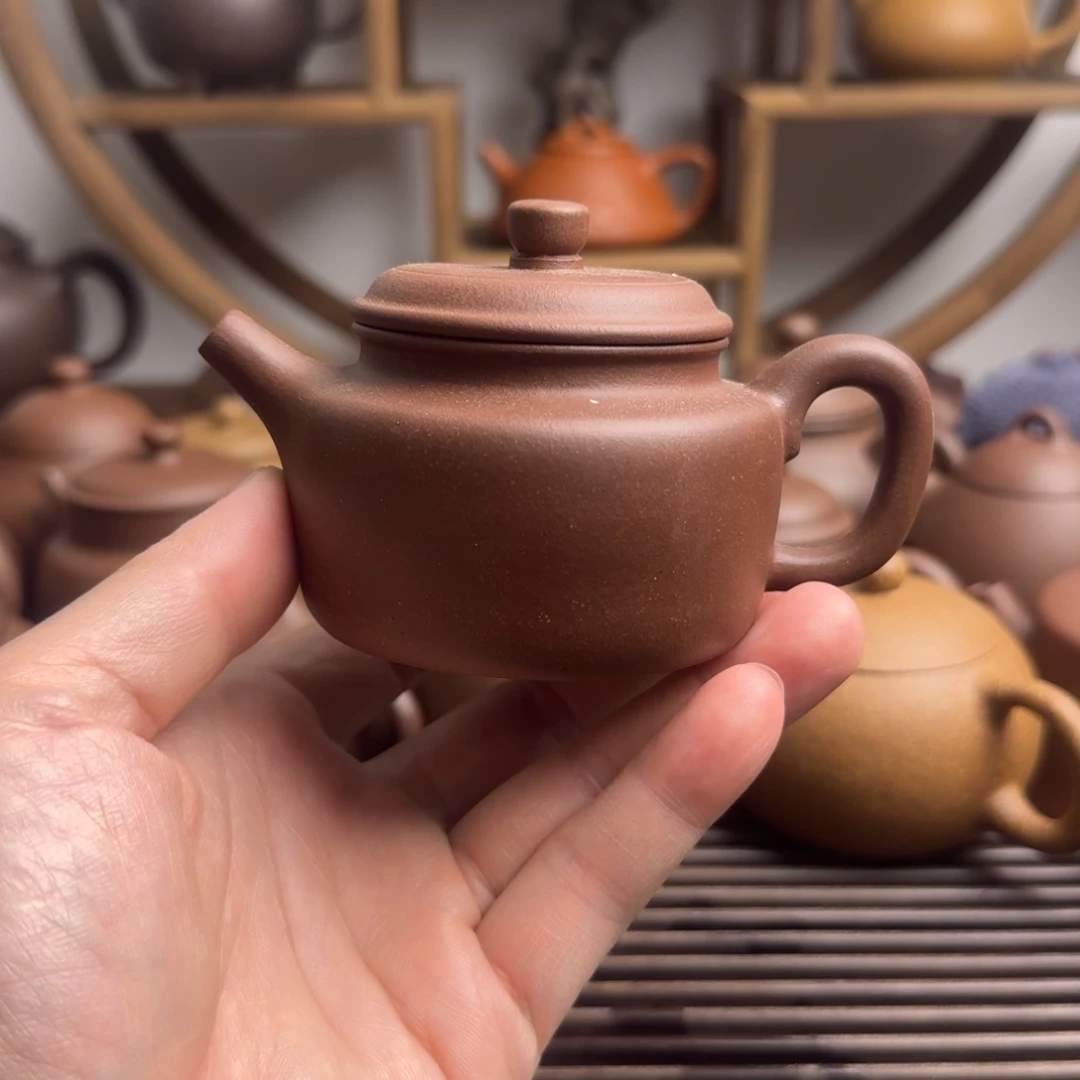 茶壶紫砂德钟150cc台西嫩底槽清微瑕