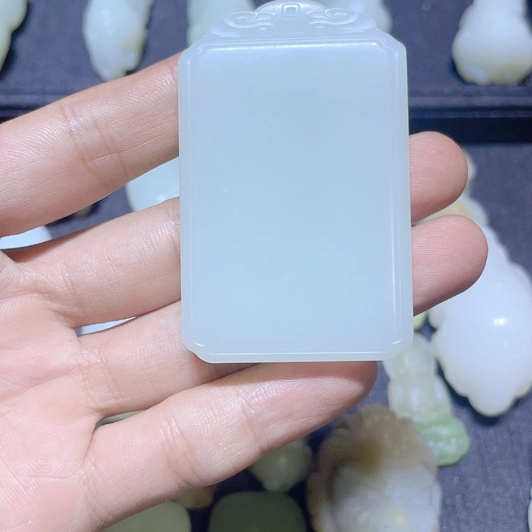 和田玉（黄玉）未镶嵌挂件和田玉平安无事吊坠