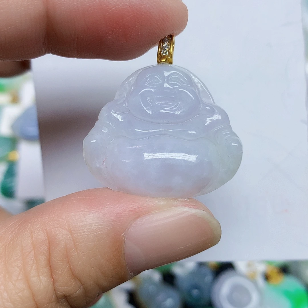 翡翠未镶嵌颈饰356778