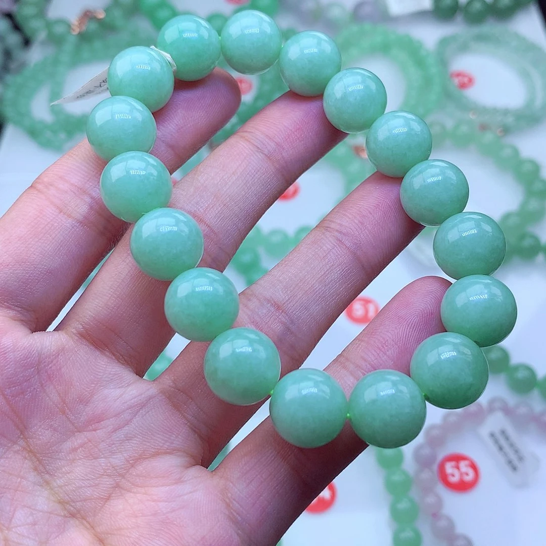 翡翠未镶嵌毛衣链卡12.6