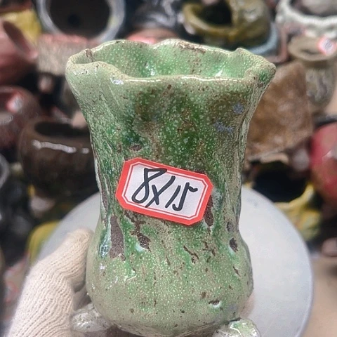 粗陶花盆手工花盆