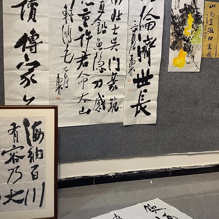 墨***云书法虎林中堂一幅作品