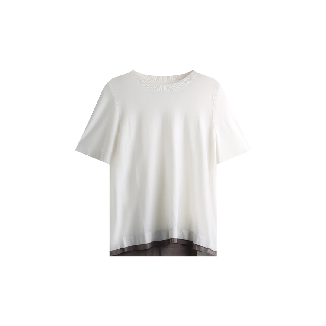 新款针织桑蚕丝衬衫上衣 ZY-S3527