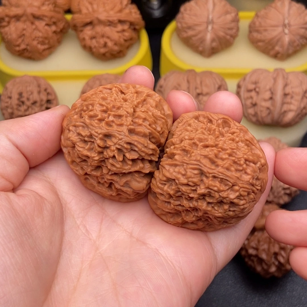 把件桃核41红皮逐鹿南疆石