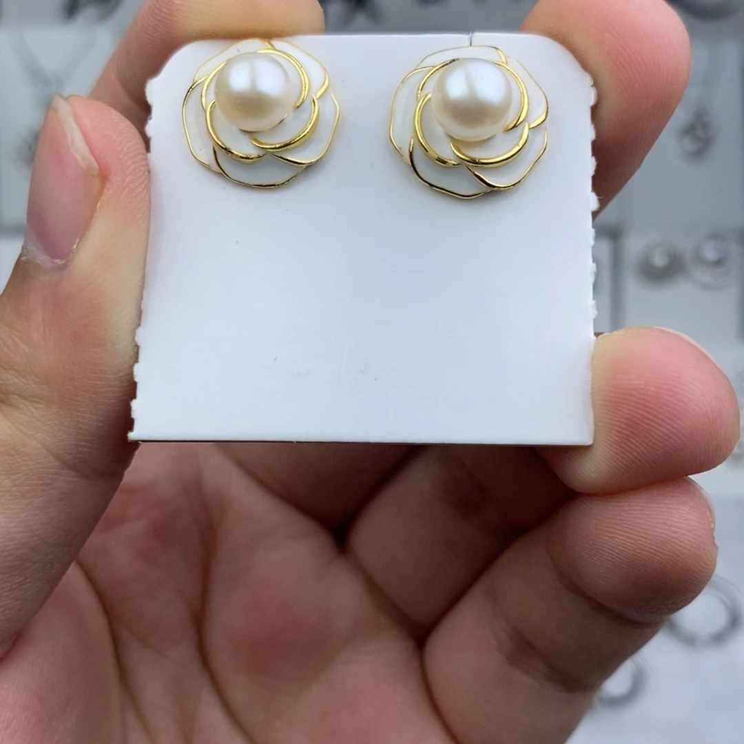 耳饰未镶嵌淡水珍珠