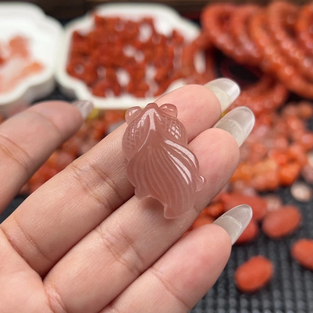 南红玛瑙未镶嵌吊坠(不含链)