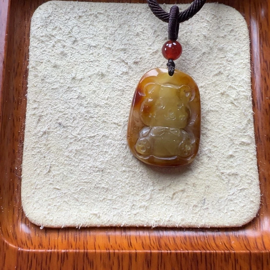 琥珀吊坠(不含链)未镶嵌