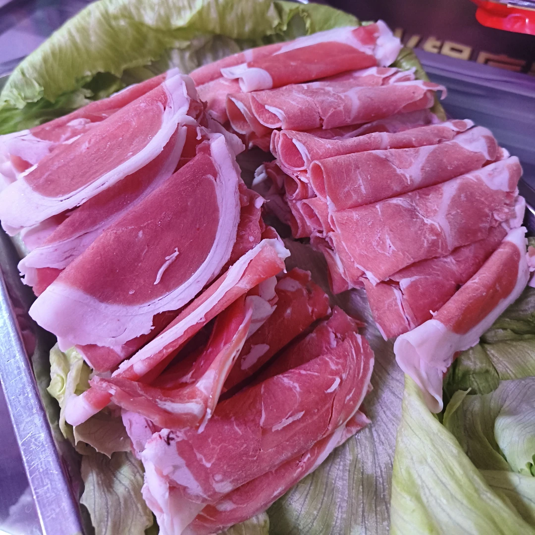 内蒙羊肉片，新鲜美味