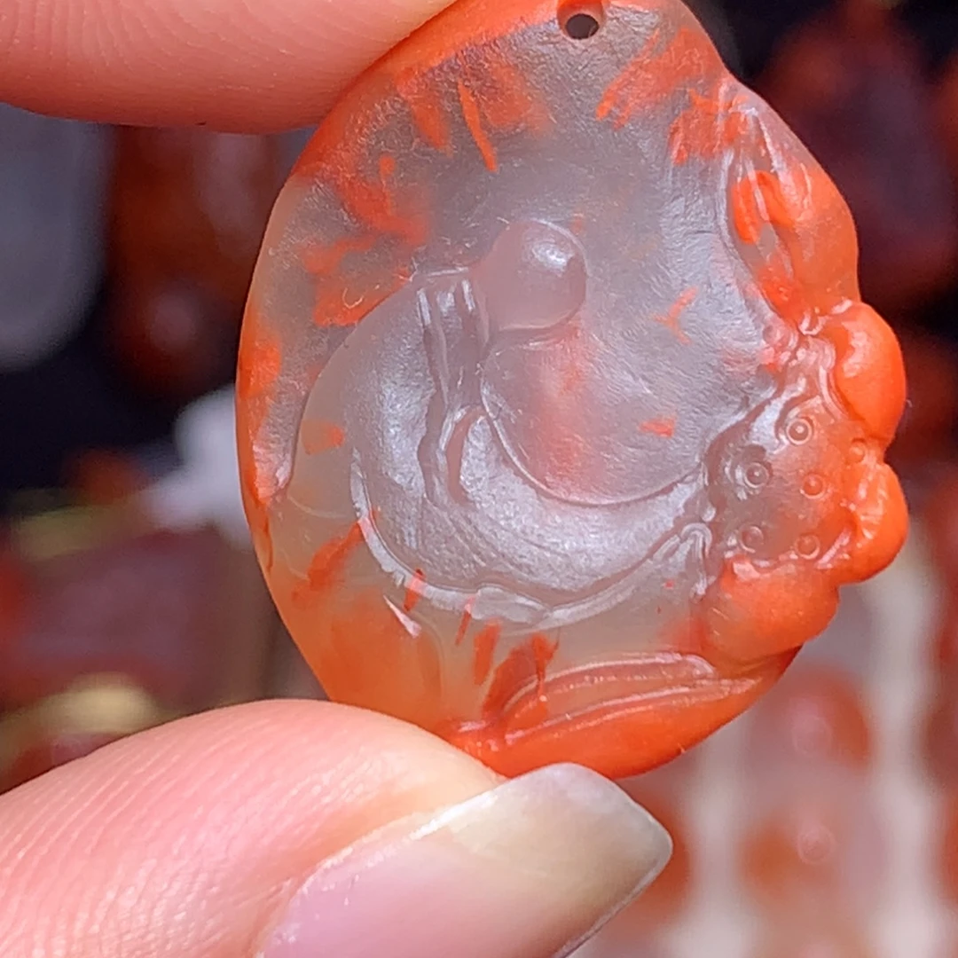 南红玛瑙未镶嵌珠宝半成品悟道