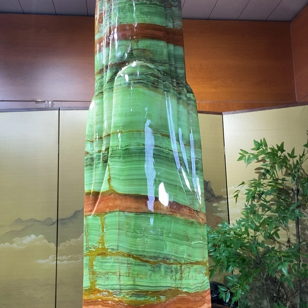 石材山水画作品摆件