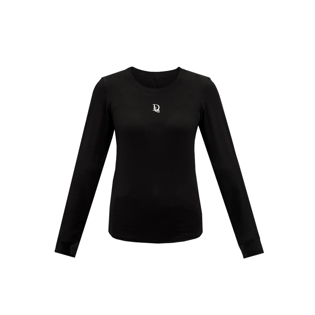 DIORA HEALY/迪奥海莉秋季女士新款简约设计显瘦打底衫33D6483001