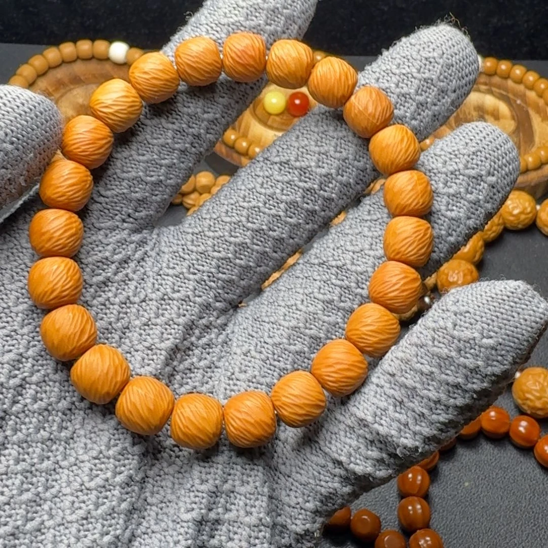 手串猴头核桃千刃云锦10mm