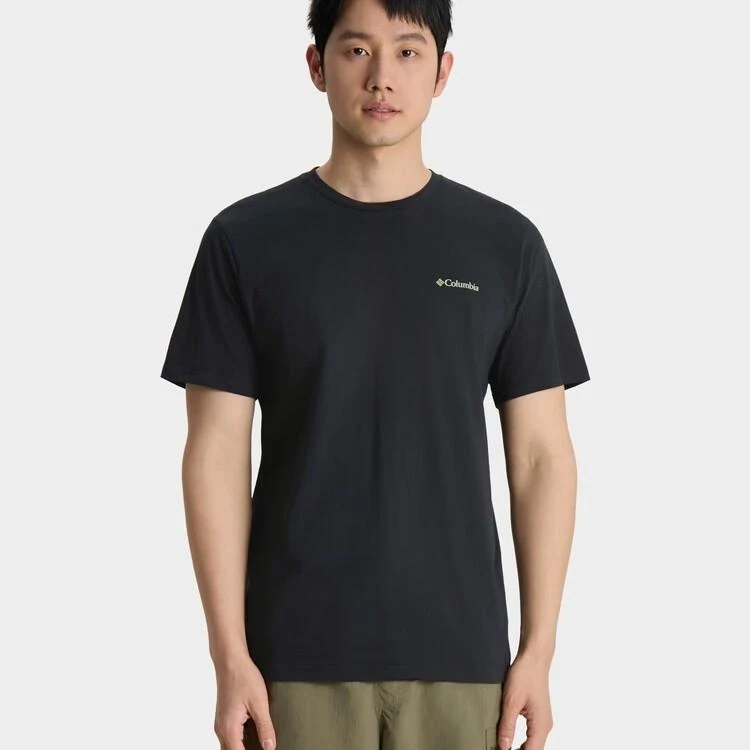 Columbia哥伦比亚户外25春夏新品男子舒适旅行运动短袖T恤AJ2960