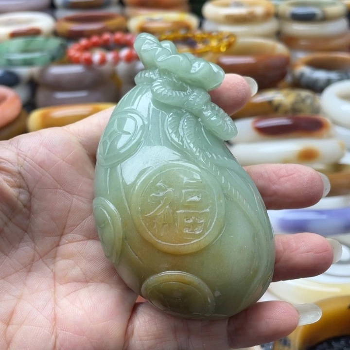 黑曜岩未镶嵌手镯