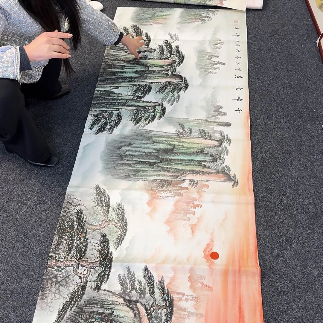 纯手绘国画作品好看