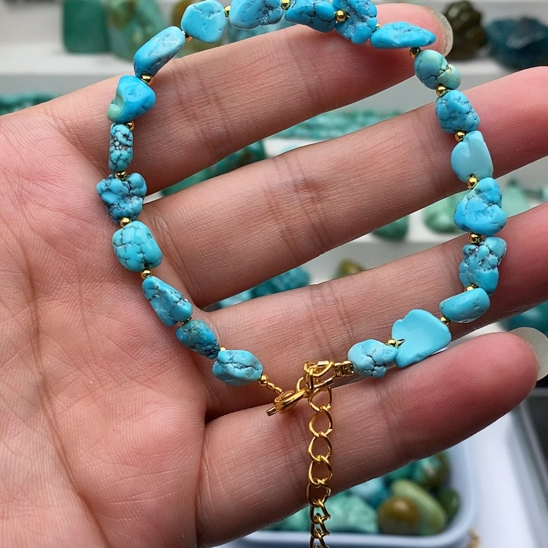 未镶嵌绿松石手链椿****）