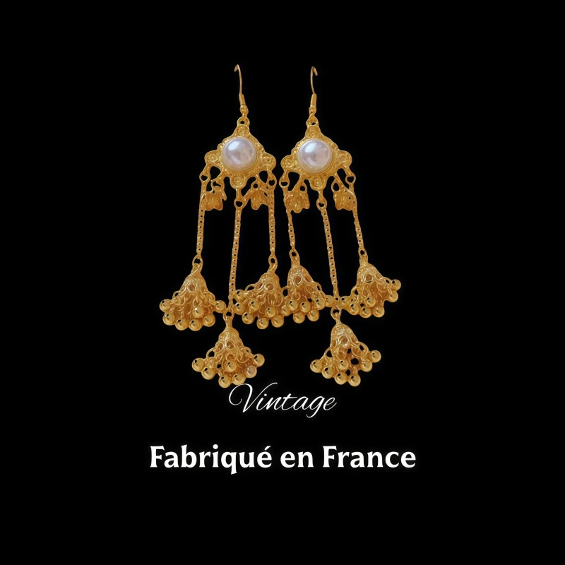 【宫墙柳】复古宫廷风耳饰e309