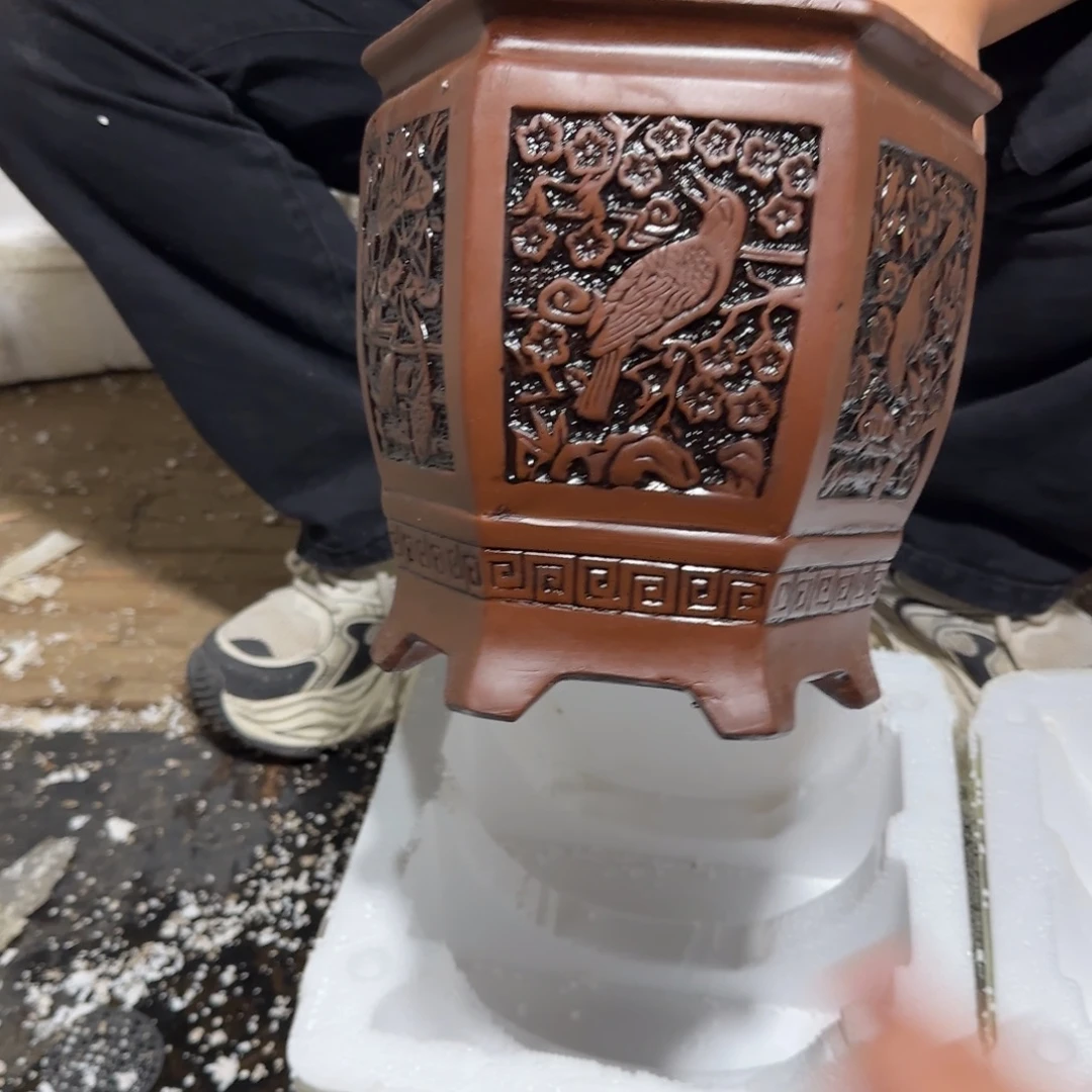 紫砂花盆口径18.18口径