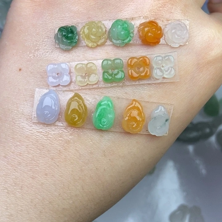 定制翡翠未镶嵌一套