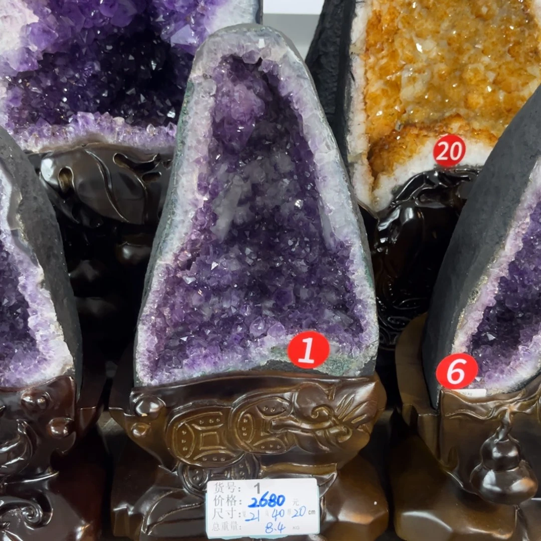 摆件未镶嵌紫晶水晶