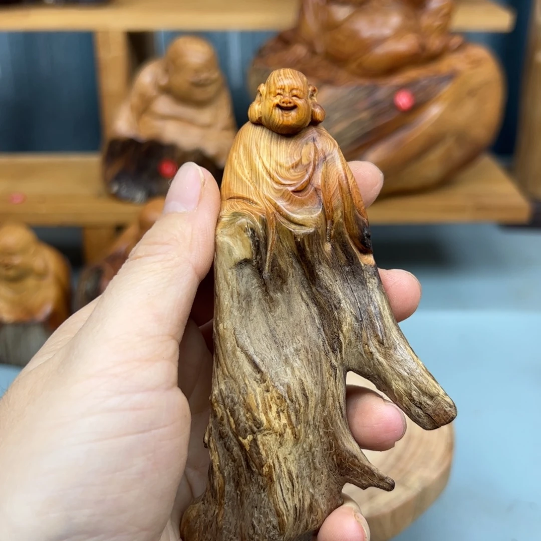 柏木崖柏木摆件手把件，14