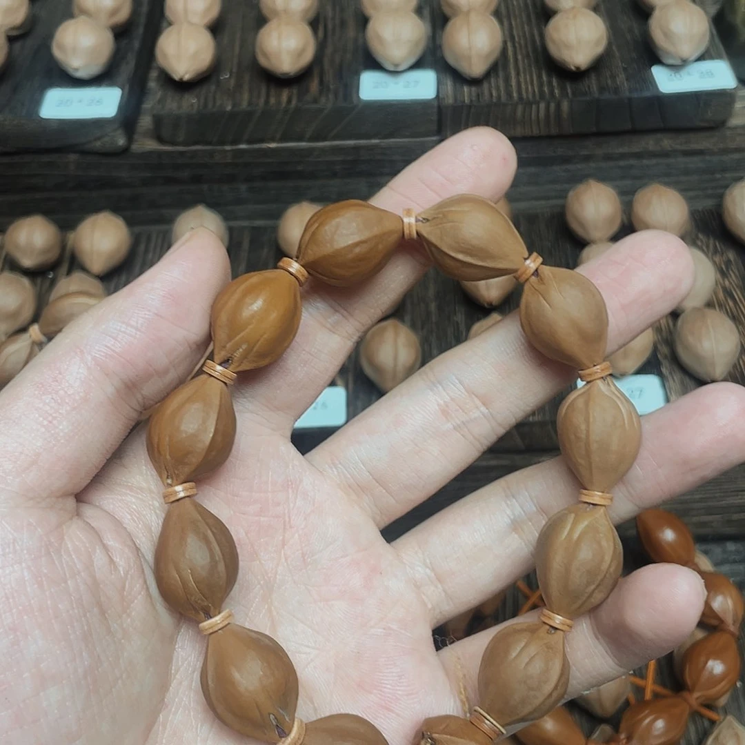 橄榄核手串/手链柚*梅林铁核 三面佛15*23