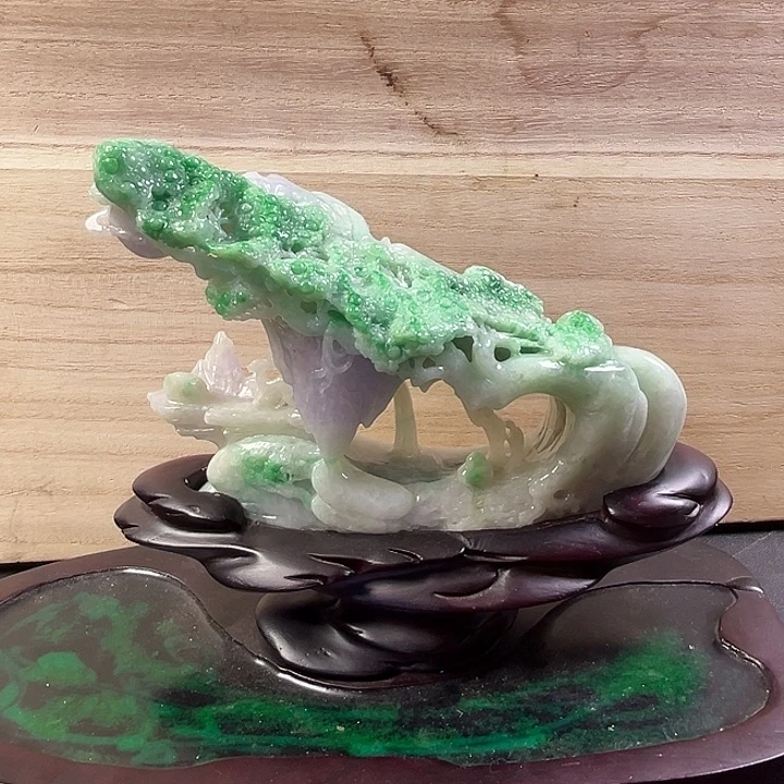 翡翠未镶嵌摆件翡翠