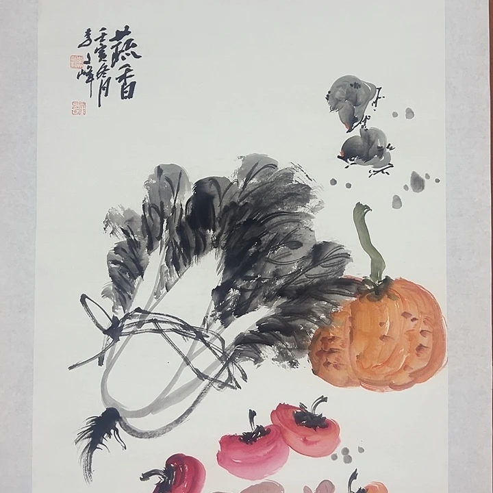 国画李文峰的画作