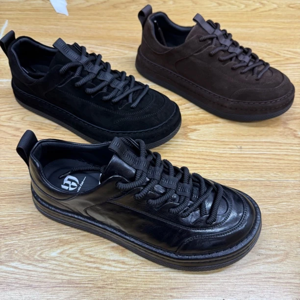 减震运动风四季通用耐磨休闲皮鞋秋季潮流夏季软底