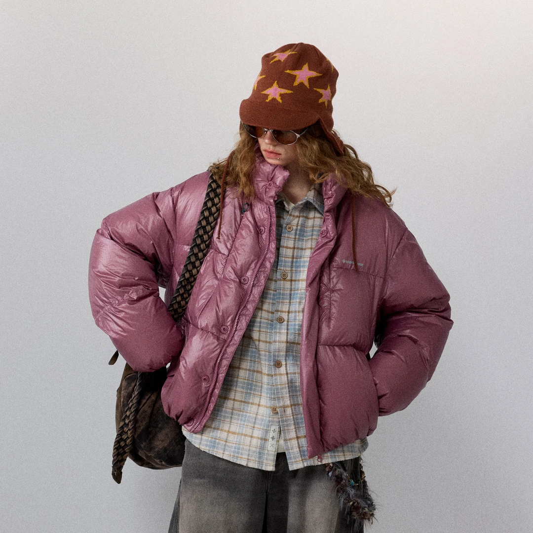 瞬时山野Monterest「雾凇旅人」90白鸭绒绗缝防泼水轻户外羽绒服