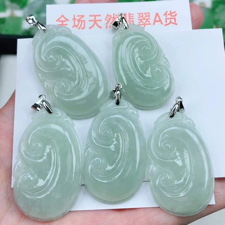 翡翠未镶嵌颈饰多样性发其1