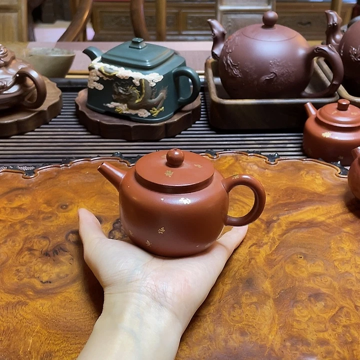 茶壶紫砂全手工打造