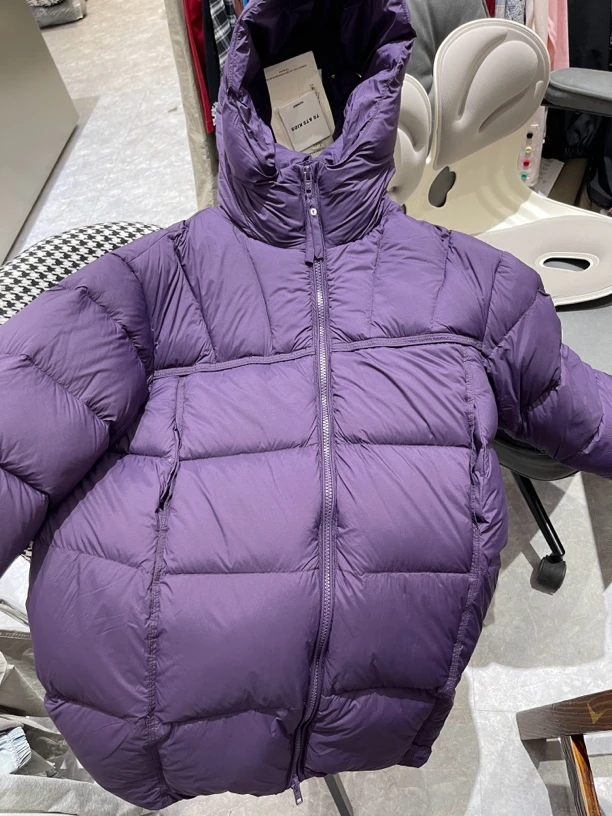 625儿童纯色长款羽绒服