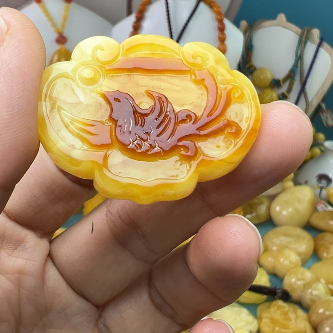 蜜蜡吊坠(不含链)未镶嵌