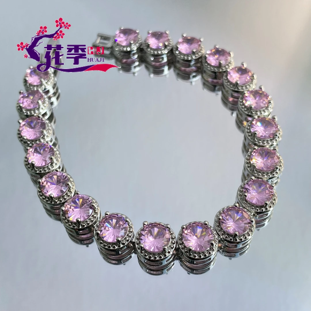 【花季】 原创高级玫红强荧光手链TZL93