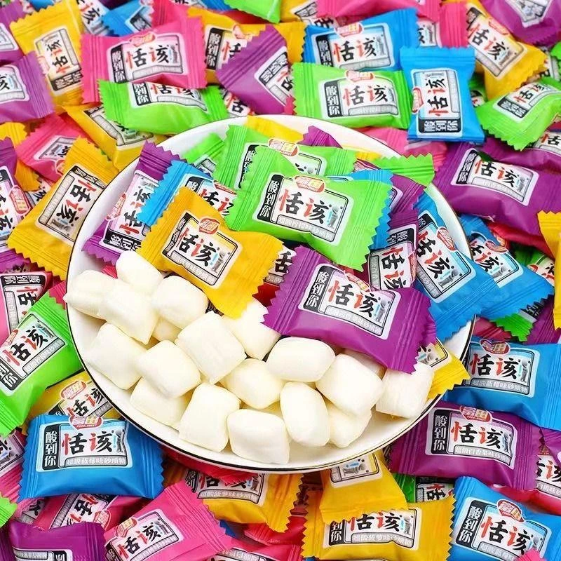 富田活该恬该水果软糖酸糖后童怀旧糖果网红追剧小零食